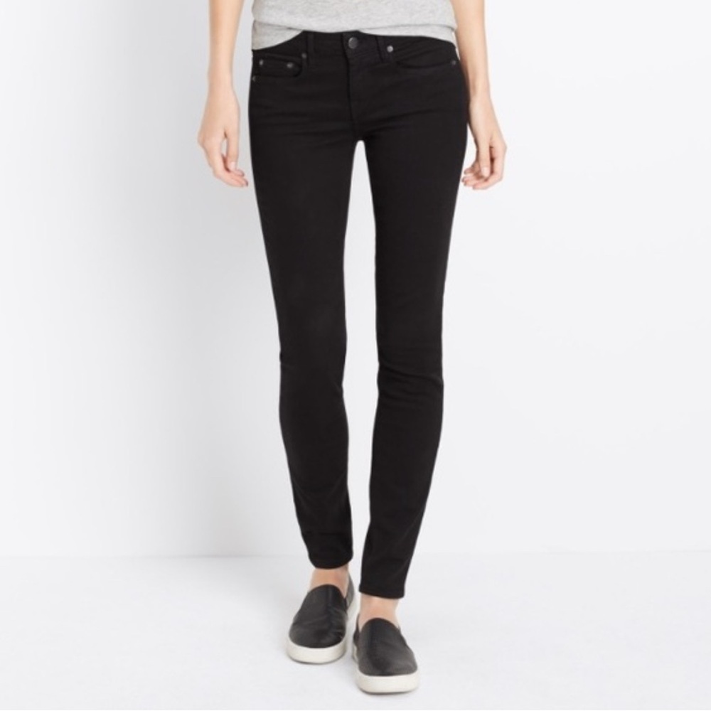 Vince Riley Legging Black Denim - Raw Edge Hem - size 29. J
